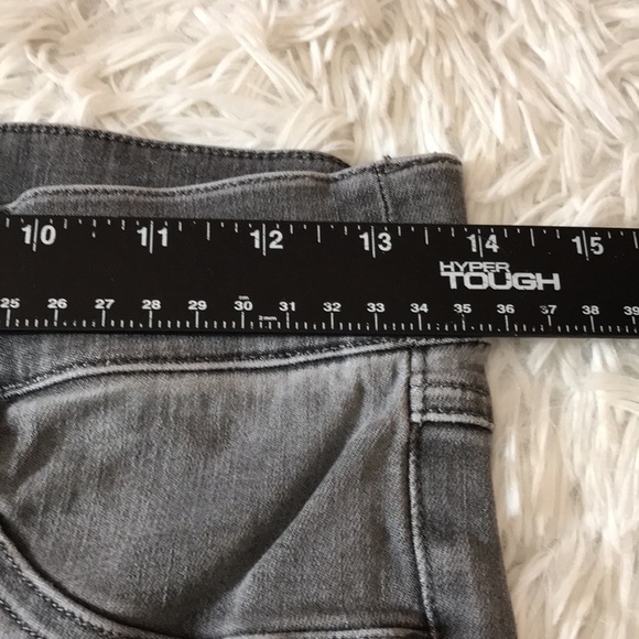 SPANX Gray Distressed Skinny Denim Jegging - Picture 13 of 15